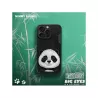 iPhone 16 Pro Max | Coque NIMMY FRIENDS Big Eyed Pet Panda Brodé