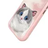 iPhone 16 | Coque NIMMY FRIENDS Big Eyed Pet Chat Brodé