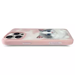 iPhone 16 Pro Max | Coque NIMMY FRIENDS Big Eyed Pet Chat Brodé