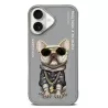 iPhone 16 | Coque NIMMY FRIENDS Gray Glasses Cool Dog Brodée