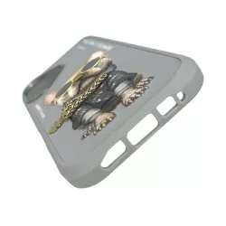 iPhone 16 | Coque NIMMY FRIENDS Gray Glasses Cool Dog Brodée