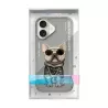 iPhone 16 | Coque NIMMY FRIENDS Gray Glasses Cool Dog Brodée