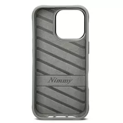 iPhone 16 Pro | Coque NIMMY Gray Glasses Cool Dog Brodée