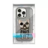 iPhone 16 Pro | Coque NIMMY Gray Glasses Cool Dog Brodée