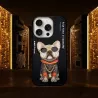 iPhone 16 Pro | Coque NIMMY Black Glasses Cool Dog Brodée