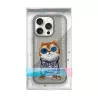 iPhone 16 Pro Max | Coque NIMMY FRIENDS Gray Glasses Cool Cat Brodée