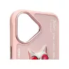 iPhone 16 | Coque NIMMY FRIENDS Pink Glasses Cool Cat Brodée