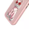 iPhone 16 Pro Max | Coque NIMMY FRIENDS Pink Glasses Cool Cat Brodée