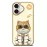 iPhone 16 | Coque NIMMY FRIENDS Cool Cute Cat Brodée