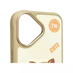 iPhone 16 | Coque NIMMY FRIENDS Cool Cute Cat Brodée