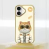 iPhone 16 | Coque NIMMY FRIENDS Cool Cute Cat Brodée