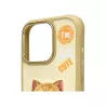 iPhone 16 Pro | Coque NIMMY FRIENDS Cool Cute Cat Brodée