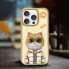 iPhone 16 Pro Max | Coque NIMMY FRIENDS Cool Cute Cat Brodée