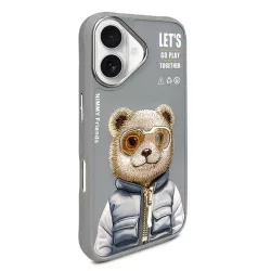 iPhone 16 | Coque NIMMY FRIENDS Cool Cute Bear Brodée