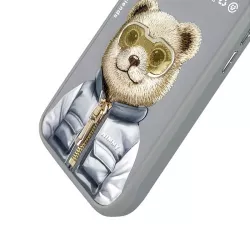 iPhone 16 | Coque NIMMY FRIENDS Cool Cute Bear Brodée