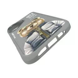 iPhone 16 | Coque NIMMY FRIENDS Cool Cute Bear Brodée