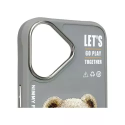 iPhone 16 | Coque NIMMY FRIENDS Cool Cute Bear Brodée
