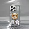 iPhone 16 Pro | Coque NIMMY FRIENDS Cool Cute Bear Brodée