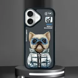 iPhone 16 | Coque NIMMY FRIENDS Cool Cute Dog Brodée