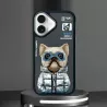 iPhone 16 | Coque NIMMY FRIENDS Cool Cute Dog Brodée