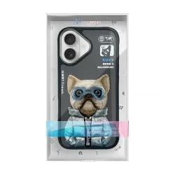 iPhone 16 | Coque NIMMY FRIENDS Cool Cute Dog Brodée