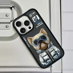 iPhone 16 Pro | Coque NIMMY FRIENDS Cool Cute Dog Brodée