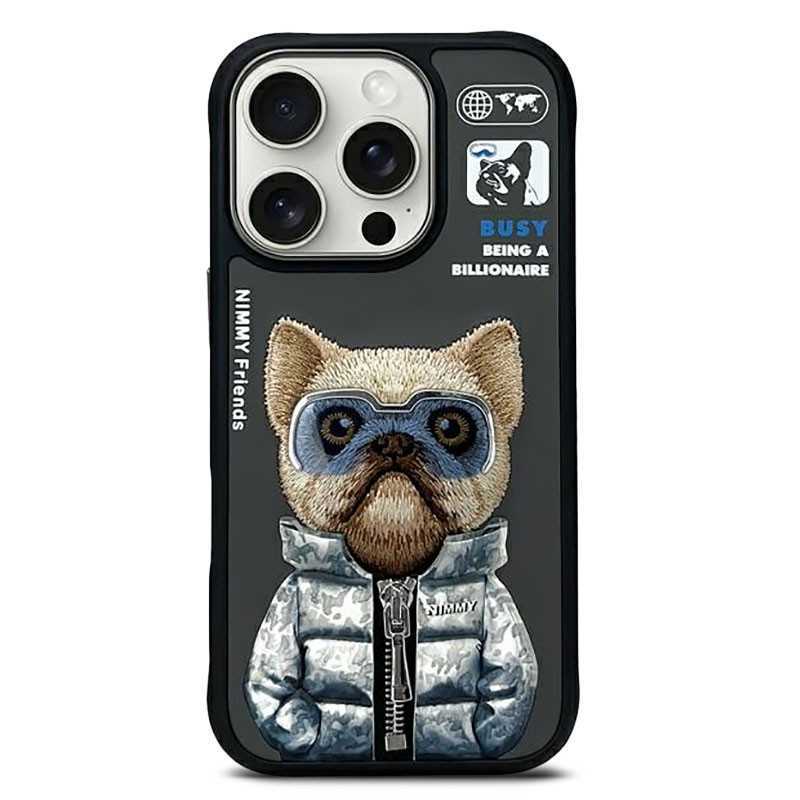 iPhone 16 Pro Max | Coque NIMMY FRIENDS Cool Cute Dog Brodée iPhone 16 Pro Max | Coque NIMMY FRIENDS Cool Cute Dog Brodée