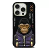 iPhone 16 Pro Max | Coque NIMMY FRIENDS Cool Cute Monkey Brodée