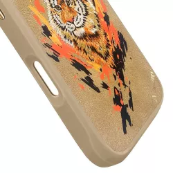 iPhone 16 Pro | Coque MagSafe NIMMY FRIENDS Tiger Brodée