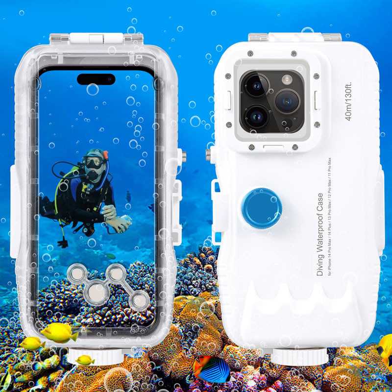 iPhone 16 Pro Max | Caisson Étanche jusqu'à 40 Mètres iPhone 16 Pro Max | Caisson Étanche jusqu'à 40 Mètres