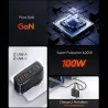 Chargeur GaN 100W USAMS CC145 | 2 * USB-C | 2 * USB-A