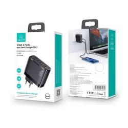 Chargeur GaN 100W USAMS CC145 | 2 * USB-C | 2 * USB-A