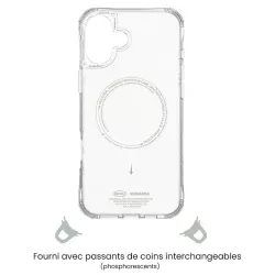 iPhone 16 Plus | Coque MagSafe SKINARMA Saido NiteGlow Mag-Charge