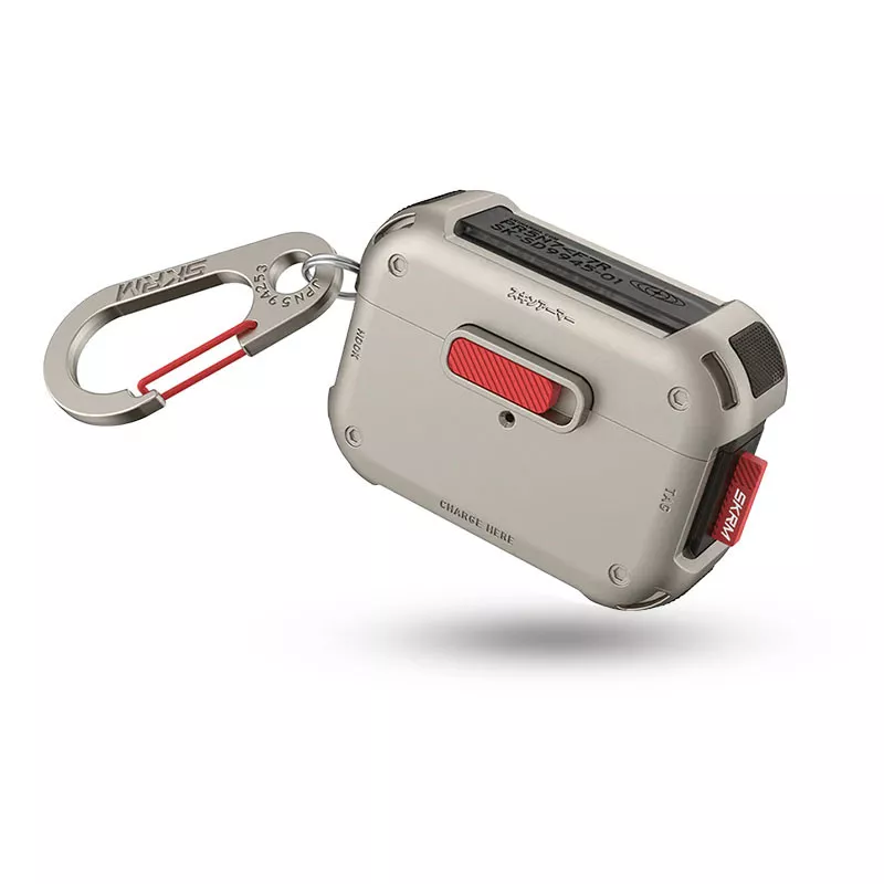 AirPods Pro 2 | Étui SKINARMA Mecha avec Mousqueton Métal