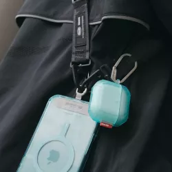 AirPods 4 | Étui SKINARMA Mecha CE avec Mousqueton Métal