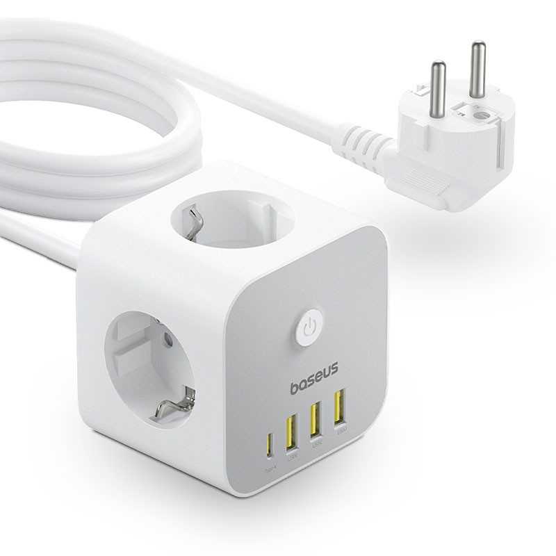 Multiprise BASEUS PowerCombo 7-en-1 avec USB-C & USB-A Multiprise BASEUS PowerCombo 7-en-1 avec USB-C & USB-A