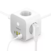 Multiprise BASEUS PowerCombo 7-en-1 avec USB-C & USB-A