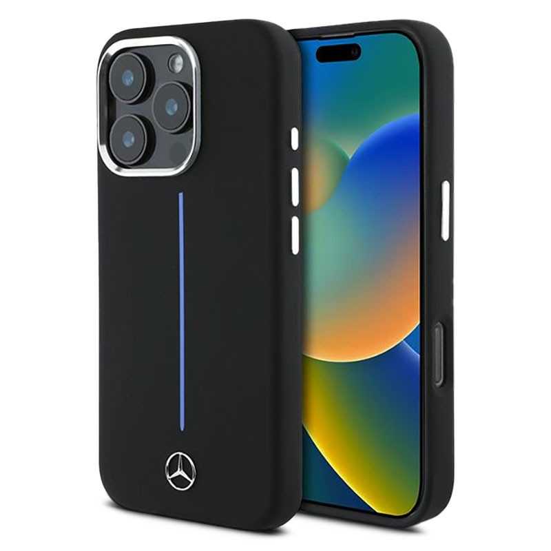 iPhone 16 Pro | Coque MagSafe MERCEDES Vertical Stripe iPhone 16 Pro | Coque MagSafe MERCEDES Vertical Stripe
