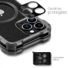 iPhone 16 Pro Max | Coque MagSafe R-JUST RJ-51 Fibre Carbone