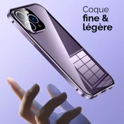 iPhone 16e | Coque Intégrale Magnétique en Verre Trempé