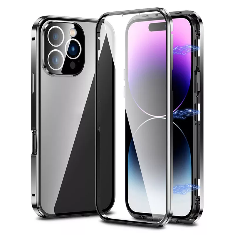 iPhone 16 Pro | Coque Intégrale Magnétique en Verre Trempé
