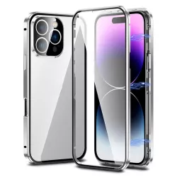 iPhone 16 Pro | Coque Intégrale Magnétique en Verre Trempé