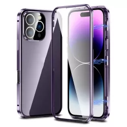 iPhone 16 Pro | Coque Intégrale Magnétique en Verre Trempé