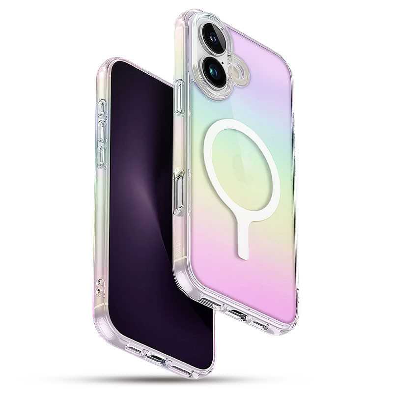 iPhone 16 | Coque MagSafe UNIQ Iridescia Holographique iPhone 16 | Coque MagSafe UNIQ Iridescia Holographique