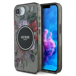 iPhone 16e | Coque MagSafe GUESS IML Flowers