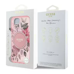 iPhone 16e | Coque MagSafe GUESS IML Flowers