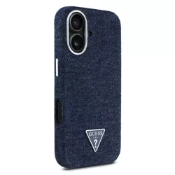 iPhone 16 | Coque MagSafe GUESS Denim Triangle Logo
