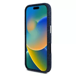 iPhone 16 | Coque MagSafe GUESS Denim Triangle Logo