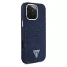 iPhone 16 Pro | Coque MagSafe GUESS Denim Triangle Logo