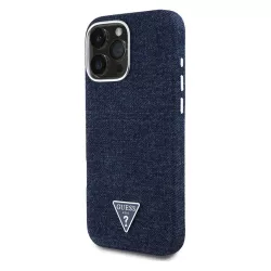 iPhone 16 Pro | Coque MagSafe GUESS Denim Triangle Logo
